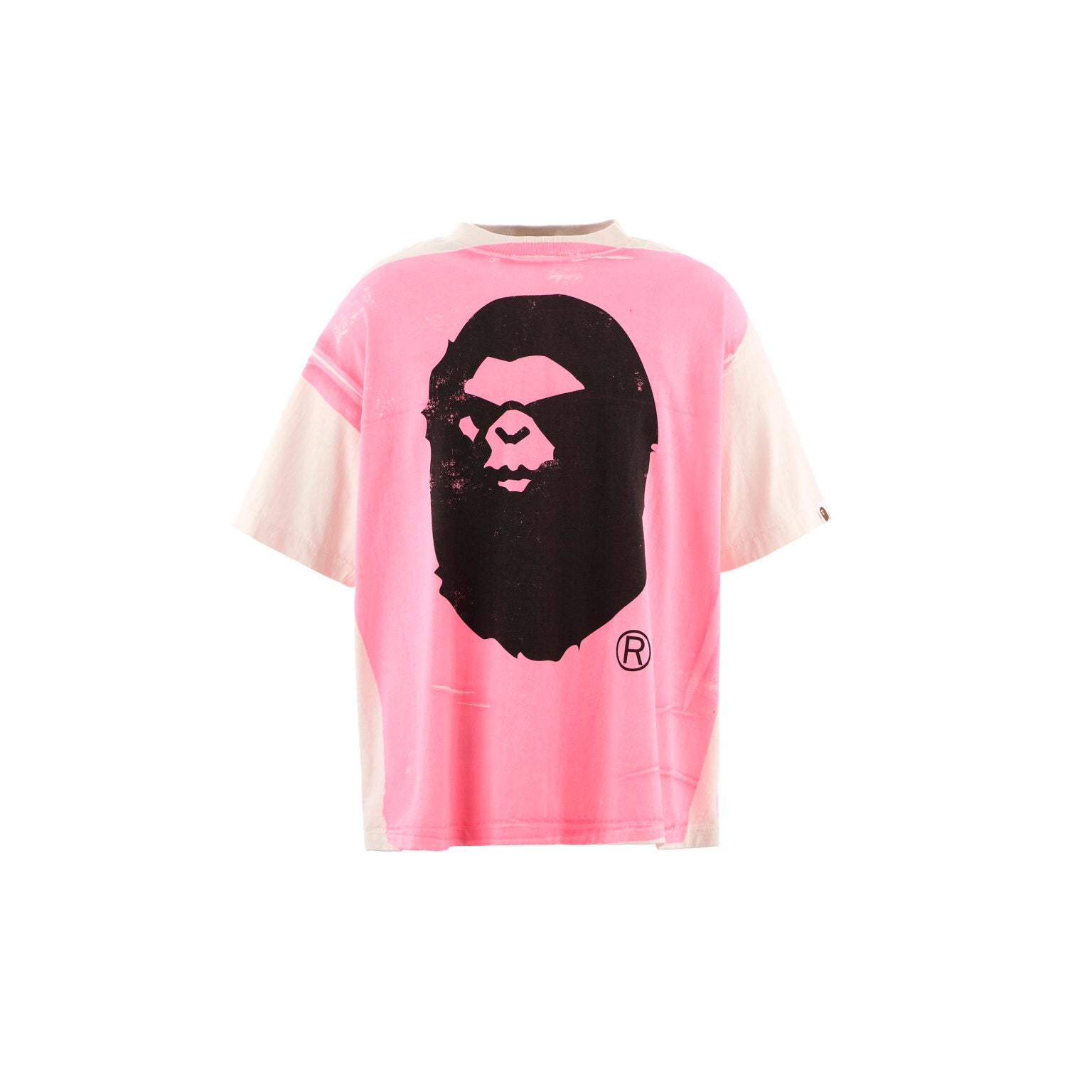 SAINT Mxxxxxx x BAPE / BAPE_SS TEE_HANDPRINT